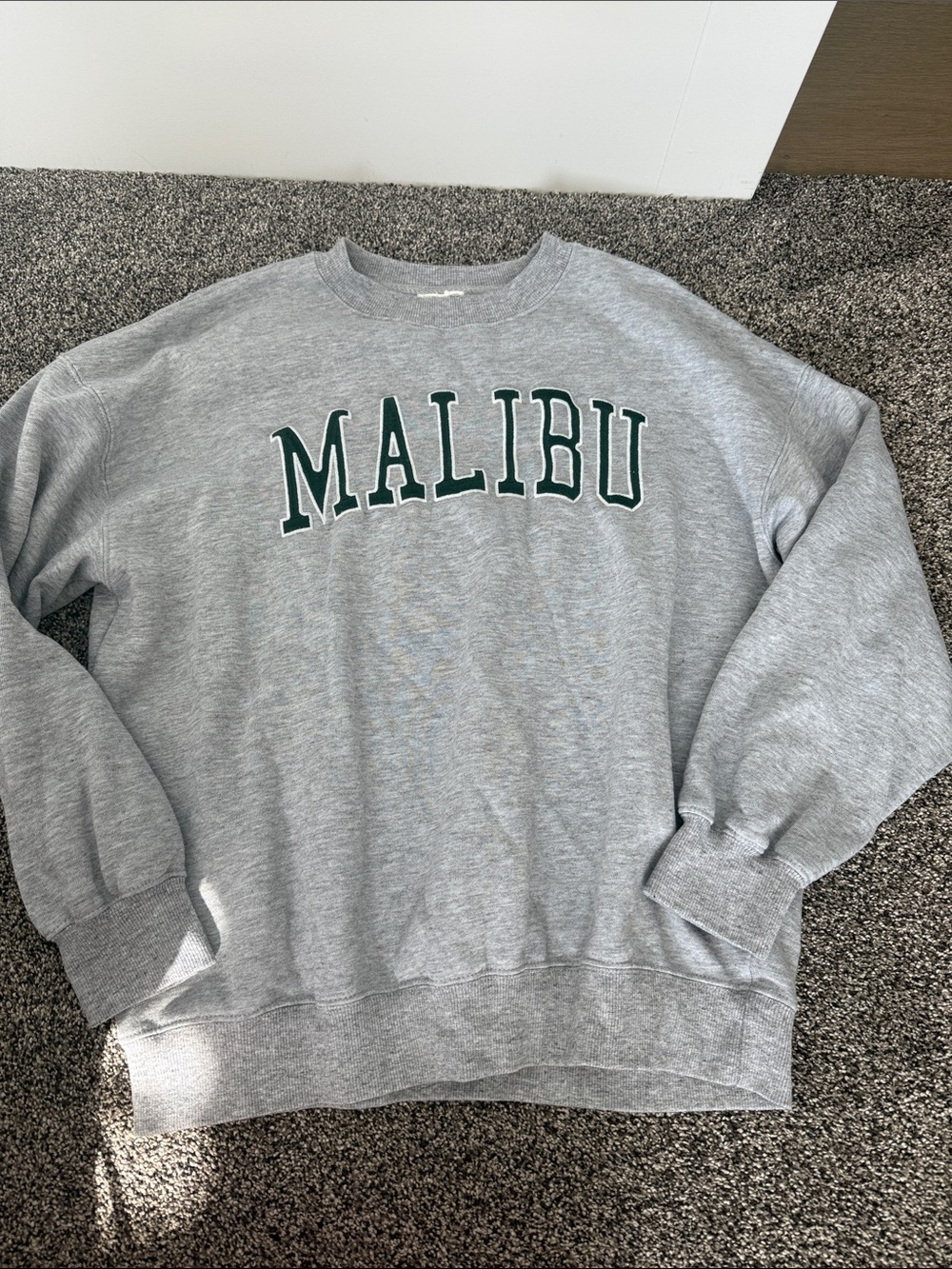 “Malibu” Grey Crewneck
